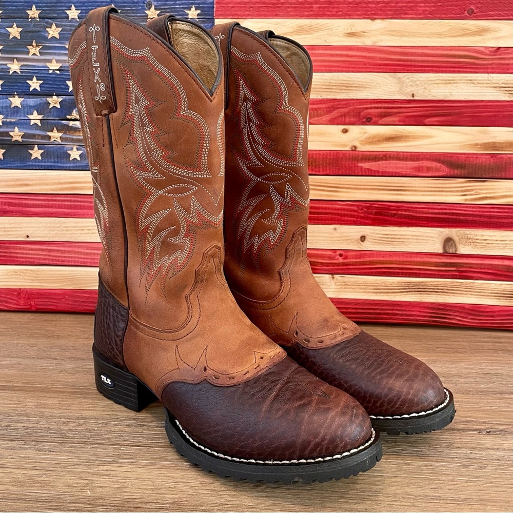 Womens Tony Lama TLX Western Work Boots Size 6 B